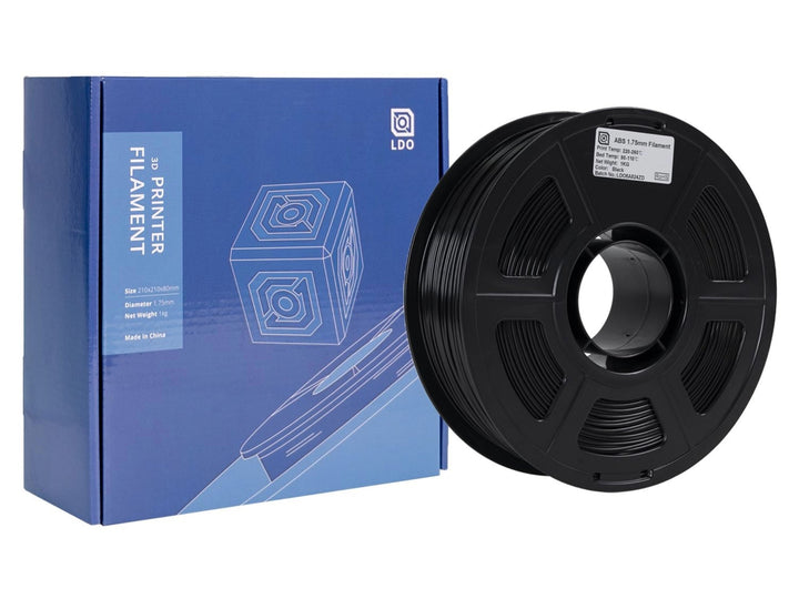 LDO ABS Filament 1.75mm - 1kg - Black at Levendigs