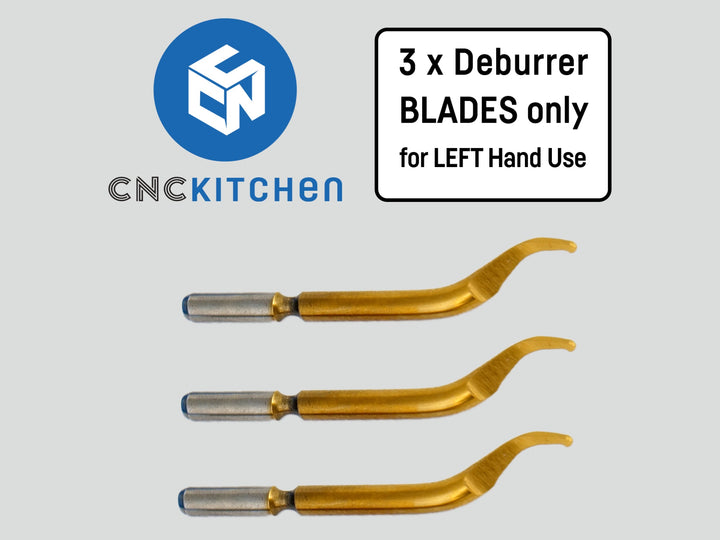 Lefty Deburring Blades 3pcs - CNC Kitchen at Levendigs