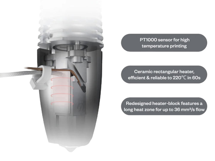Phaetus Rapido 2F Hotend UHF - Black at Levendigs