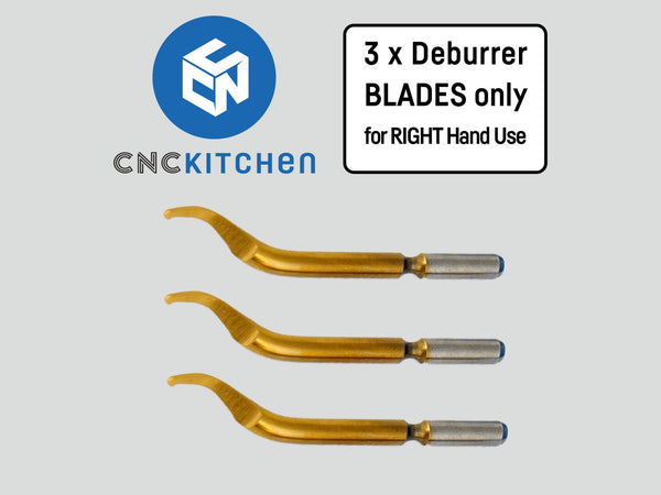 Standard Deburring Blades 3pcs - CNC Kitchen at Levendigs
